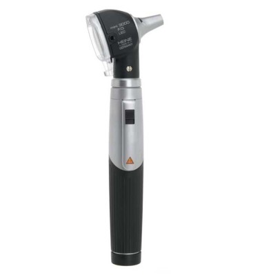 OTOSCOPE HEINE MINI 3000 LED FO AVEC POIGNEE + XTIPS NOIR