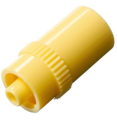 OBTURATEUR IN STOPPER JAUNE AVEC SITE INJECTION