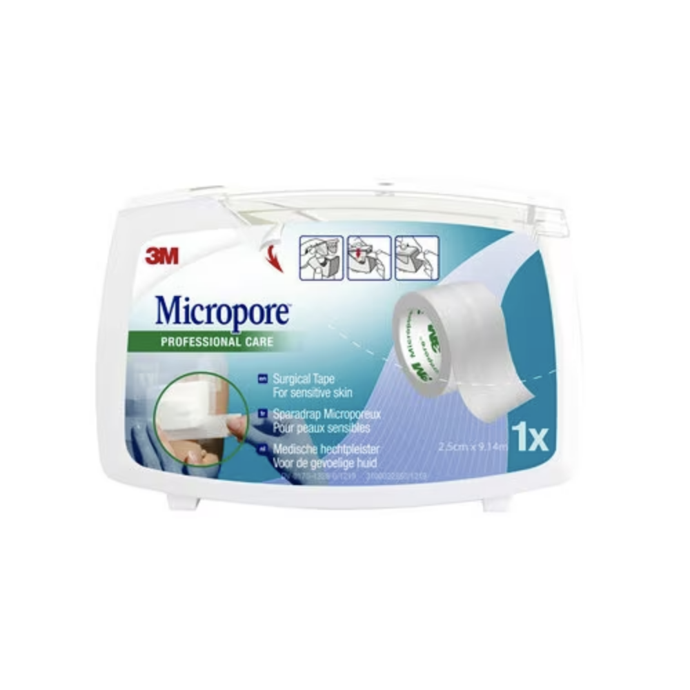 Transpore 3M: Sparadrap transparent, hypoallergénique et occlusif