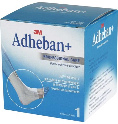 BANDE DE CONTENTION ADHESIVE ADHEBAN PLUS