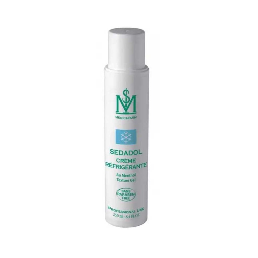 CREME REFRIGERANTE AU MENTHOL SEDADOL EFFET FROID - FLACON AIRLESS 250 ML