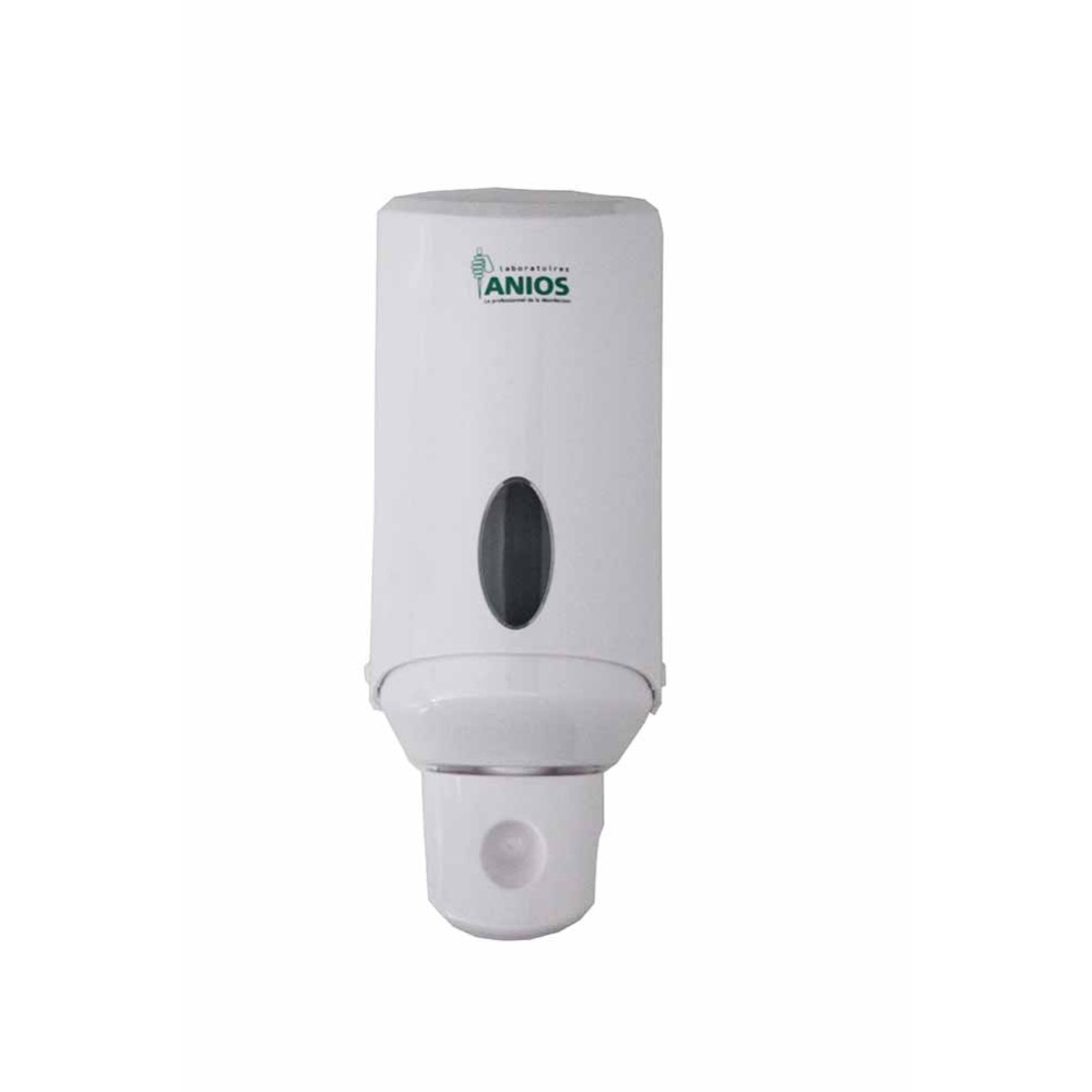 DISTRIBUTEUR DE SAVON ABS POUR FLACON AIRLESS 1L ANIOS AVEC BOUTON POUSSOIR