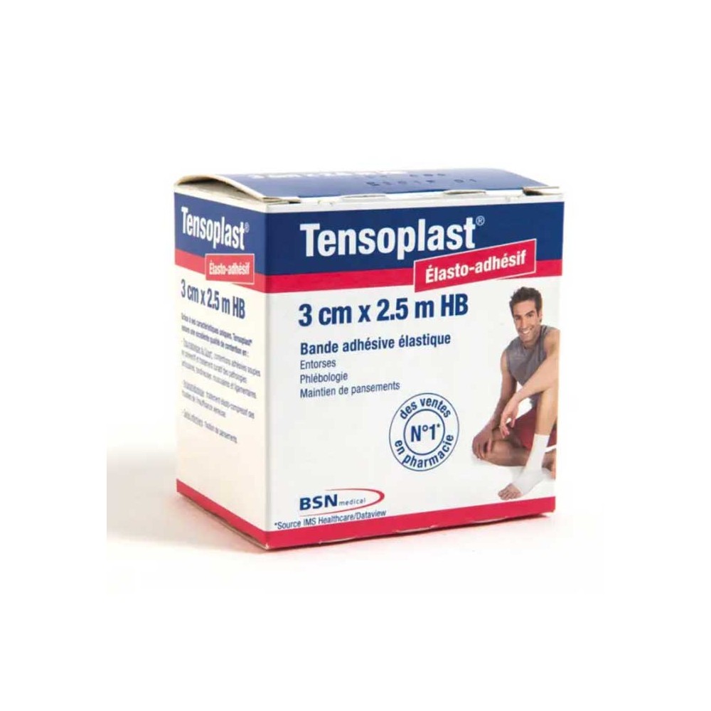 BANDE ADHESIVE ELASTIQUE TENSOPLAST