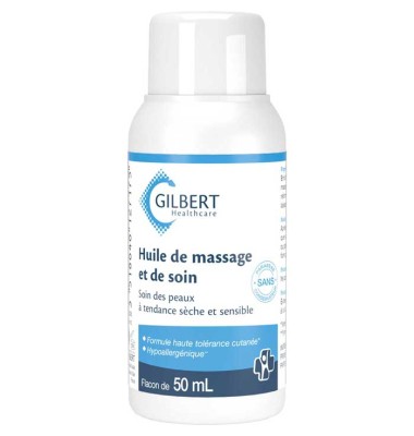 HUILE DE MASSAGE ET DE SOIN GILBERT HEALTHCARE