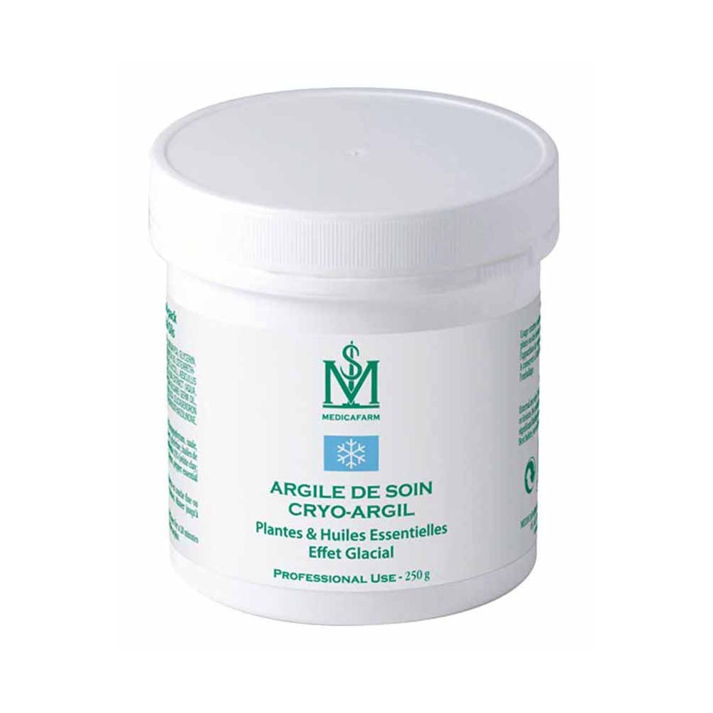 ARGILE DE SOIN CRYO-ARGIL PLANTES & HUILES ESSENTIELLES «EFFET GLACIAL» 250G