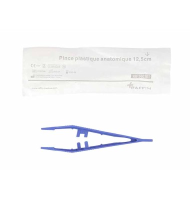 PINCE PLASTIQUE ANATOMIQUE STERILE